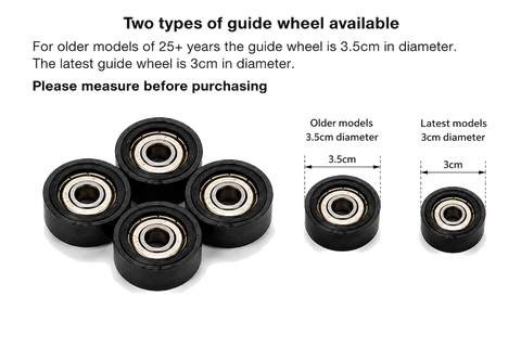 WaterRower Seat Guide Wheel Set (set of 4)
