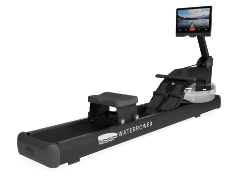 WaterRower Metallic#Metallic Finish_Black#Frame Height_LoRise#Performance Technology_Pro Touchscreen