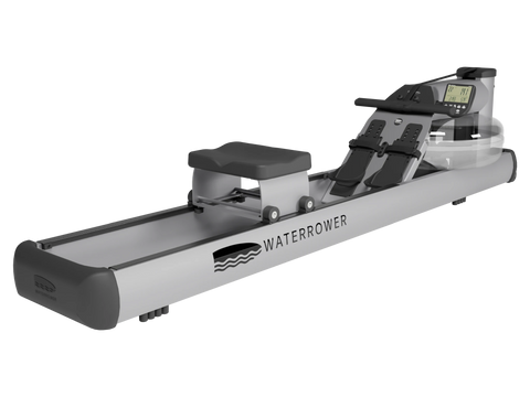 WaterRower Metallic Silver#Performance Technology_S4 Bluetooth#Frame Height_LoRise